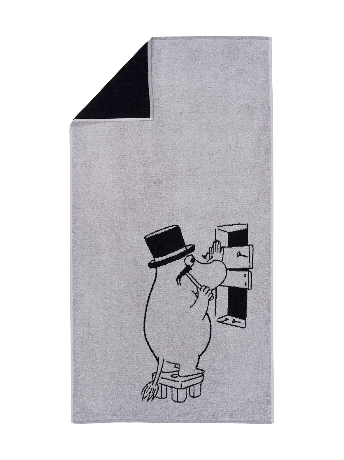 Muumipappa- luomupuuvillainen kylpypyyhe, 70 x 140 cm