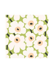Marimekko - Mini Unikko -lautasliina 24 cm, 20 kpl - LIGHT GREEN | Stockmann