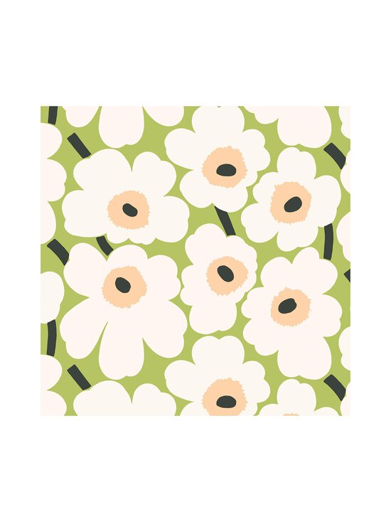 Marimekko - Mini Unikko -lautasliina 24 cm, 20 kpl - LIGHT GREEN | Stockmann - photo 1