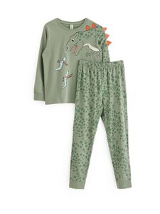 Lindex - 3D- pyjamapaita ja pyjamahousut - 7672 LIGHT KHAKI | Stockmann