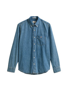 GANT - Regular džinsa krekls - 981 SEMI LIGHT BLUE WORN IN | Stockmann