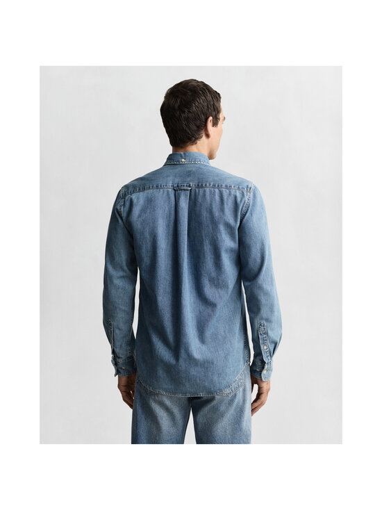 GANT - Regular džinsa krekls - 981 SEMI LIGHT BLUE WORN IN | Stockmann - photo 3