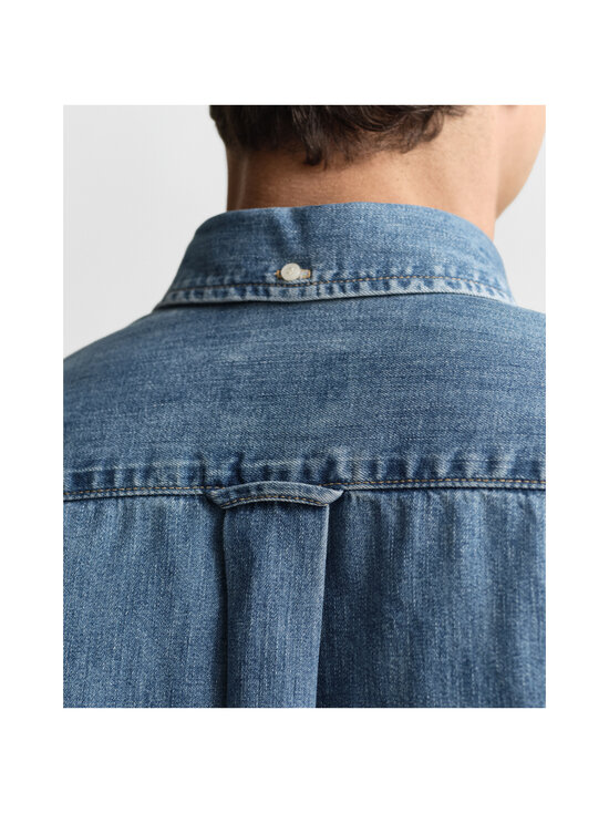 GANT - Regular džinsa krekls - 981 SEMI LIGHT BLUE WORN IN | Stockmann - photo 4