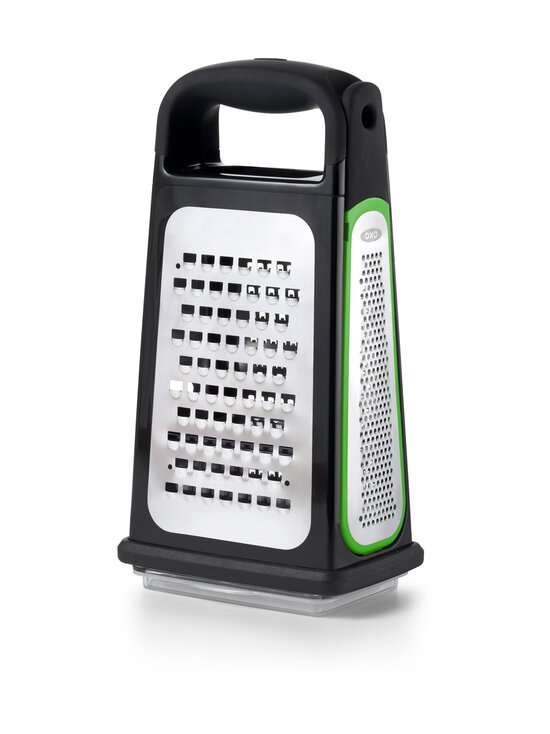 OXO - Good Grips Etched - raastin + irrotettava rasia - BLACK, STEEL, CLEAR, GREEN | Stockmann - photo 2