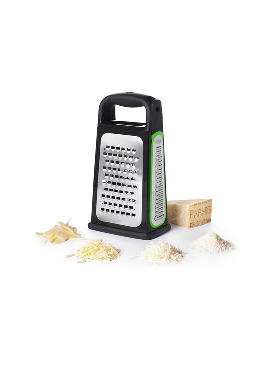 OXO - Good Grips Etched - raastin + irrotettava rasia - BLACK, STEEL, CLEAR, GREEN | Stockmann - photo 4