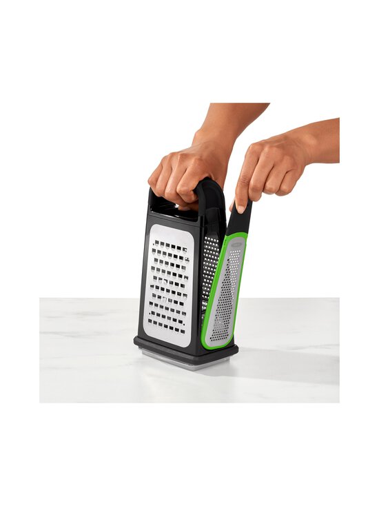 OXO - Good Grips Etched - raastin + irrotettava rasia - BLACK, STEEL, CLEAR, GREEN | Stockmann - photo 6