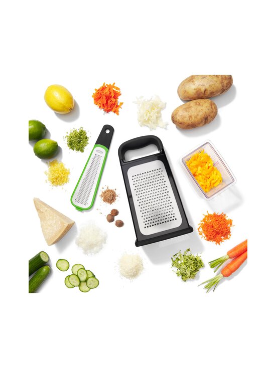 OXO - Good Grips Etched - raastin + irrotettava rasia - BLACK, STEEL, CLEAR, GREEN | Stockmann - photo 8