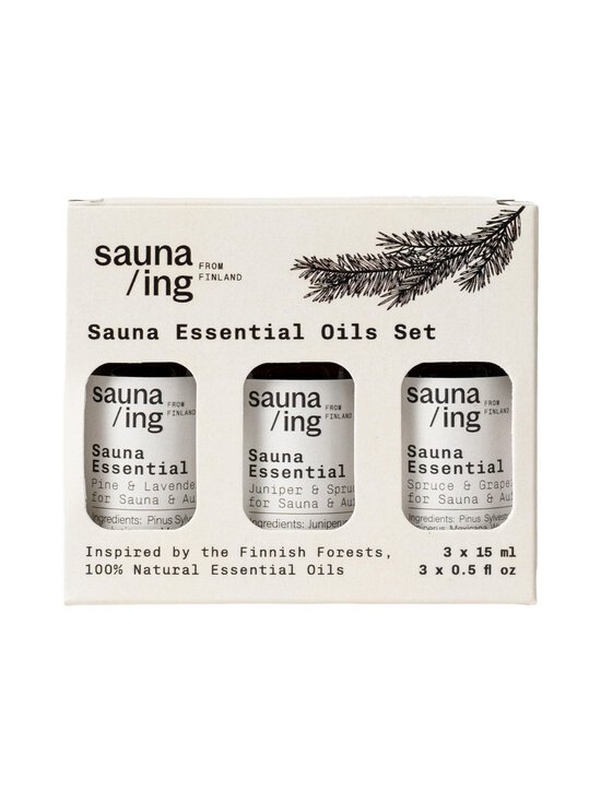 Finnish Sauna Shop - Sauna Essential Oils Set -saunatuoksu 3-pack - NOCOL | Stockmann - photo 1