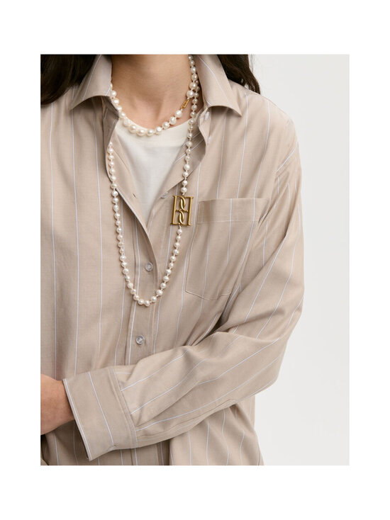 By Malene Birger - Audrey-paitapusero - Q4H BEIGE HERRINGBO | Stockmann - photo 4