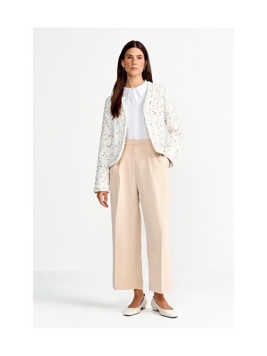 rich & royal - Cropped Wide Leg Pleated bikses - CAFFEE LATTE 223 | Stockmann - photo 2