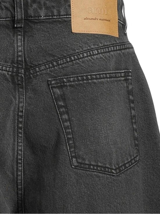 Ami - Large Fit Bermuda -farkkushortsit - NOIR USED | Stockmann - photo 7