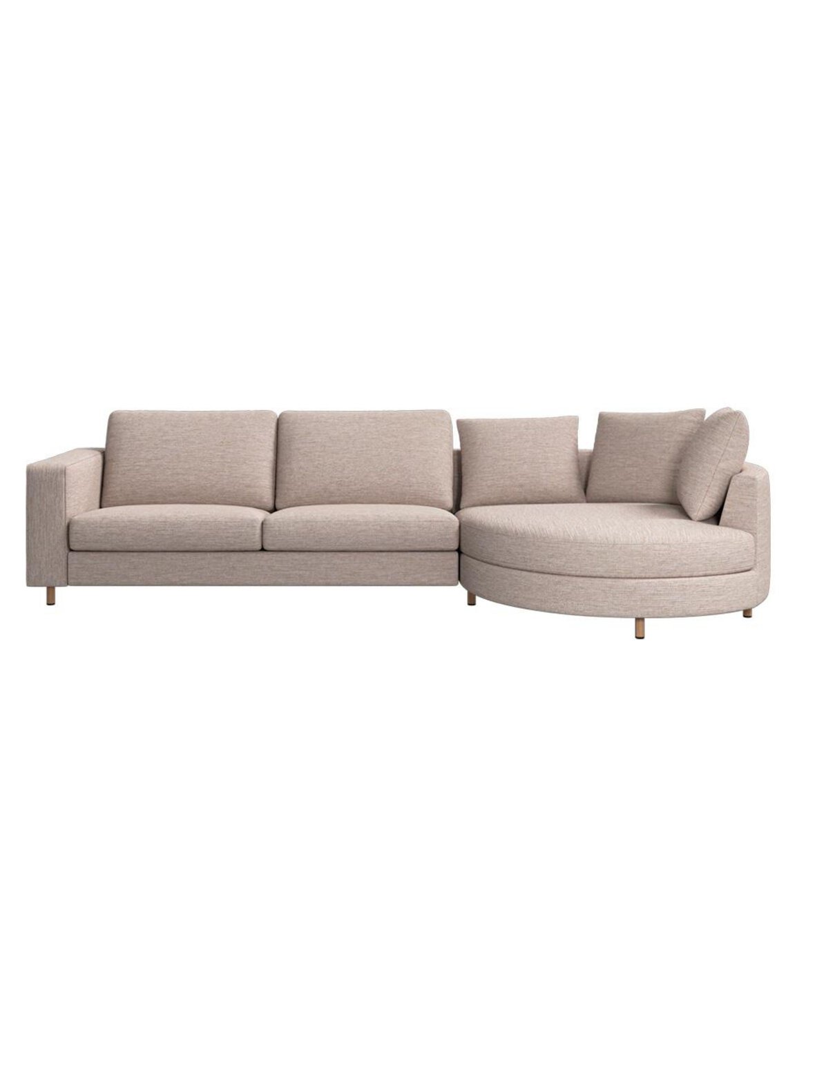 Indivi-divaanisohva capri-kangas 3230 beige l 306 cm