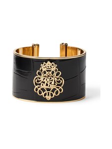 Lauren Ralph Lauren - Logo Leather Cuff -rannekoru - 710 GLD/HEM | Stockmann