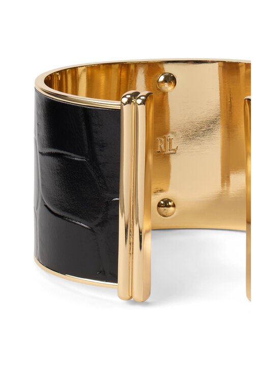 Lauren Ralph Lauren - Logo Leather Cuff -rannekoru - 710 GLD/HEM | Stockmann - photo 2