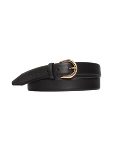 A+more - Hannah-nahkavyö - PLAIN BLACK A+more - Hannah-nahkavyö - PLAIN BLACK | Stockmann