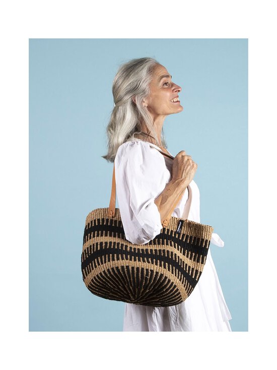 Mifuko - Pamba Shopper Basket Weave M shopper soma - BLACK | Stockmann - photo 2