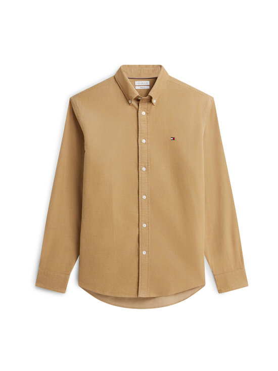 Tommy Hilfiger - Solid Corduroy -kauluspaita - ABS DESERT | Stockmann - photo 1
