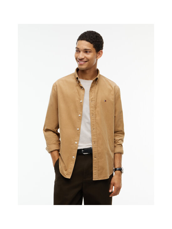 Tommy Hilfiger - Solid Corduroy -kauluspaita - ABS DESERT | Stockmann - photo 3