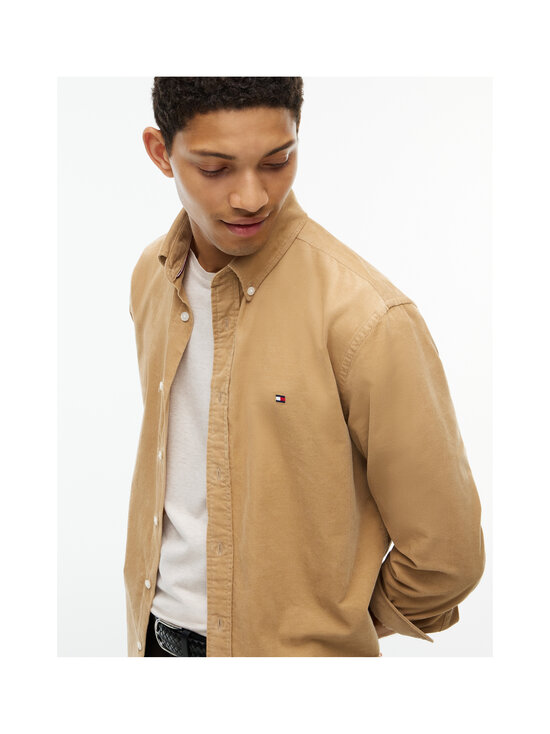 Tommy Hilfiger - Solid Corduroy -kauluspaita - ABS DESERT | Stockmann - photo 5