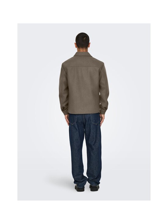 Only & Sons - OnsConnor Life viegla jaka - BUNGEE CORD DETAIL:MELANGE - photo 3 Only & Sons - OnsConnor Life viegla jaka - BUNGEE CORD DETAIL:MELANGE | Stockmann - photo 3