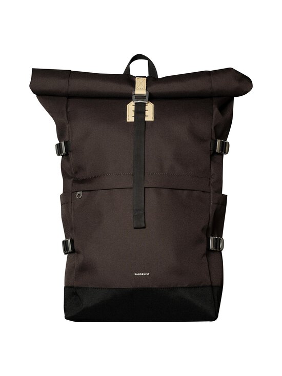 Sandqvist - Rolltop L mugursoma - BROWN WITH NATURAL LEATHER - photo 1 Sandqvist - Rolltop L mugursoma - BROWN WITH NATURAL LEATHER | Stockmann - photo 1