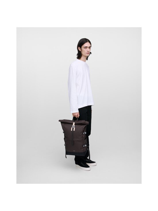 Sandqvist - Rolltop L mugursoma - BROWN WITH NATURAL LEATHER - photo 8 Sandqvist - Rolltop L mugursoma - BROWN WITH NATURAL LEATHER | Stockmann - photo 8