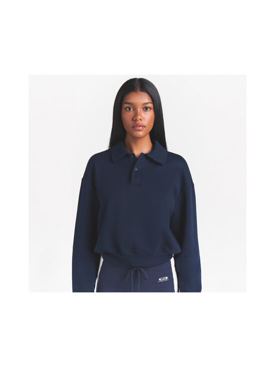 SKIMS - Cotton Fleece Polo -collegepaita - NAVY | Stockmann - photo 2