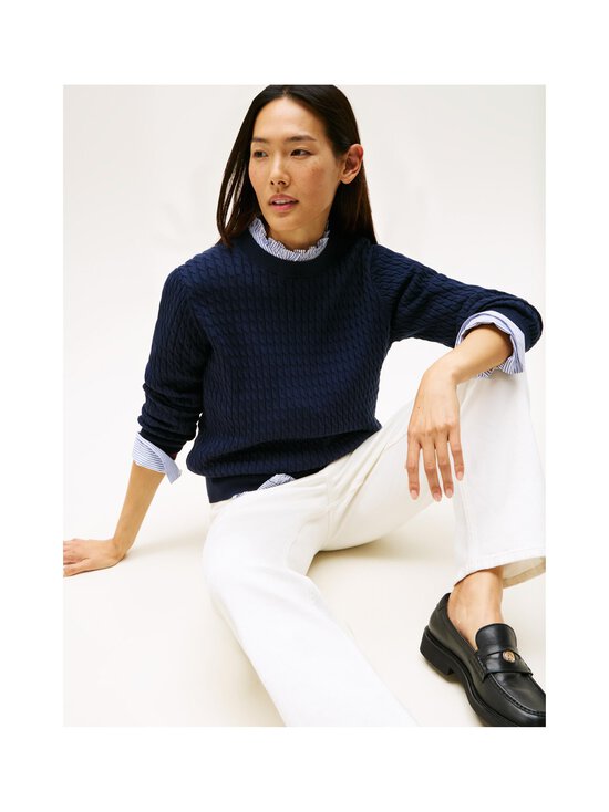 Tommy Hilfiger - Pīnīšu džemperis - 0ZZ DARK NIGHT NAVY GS TIPPING | Stockmann - photo 4