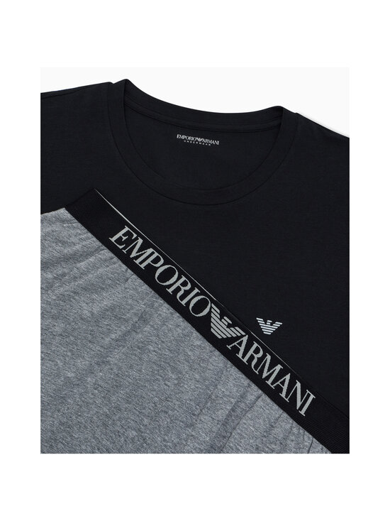 Emporio Armani - Pidžaama - MC028 BLACK/GREY MELANGE | Stockmann - photo 4