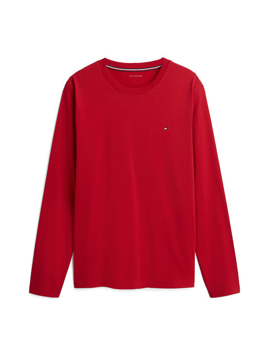 Tommy Hilfiger - Long Sleeve Jersey Set -pyjama 2-osainen - 0RS MEDIUM RED/CARBON NAVY | Stockmann - photo 3