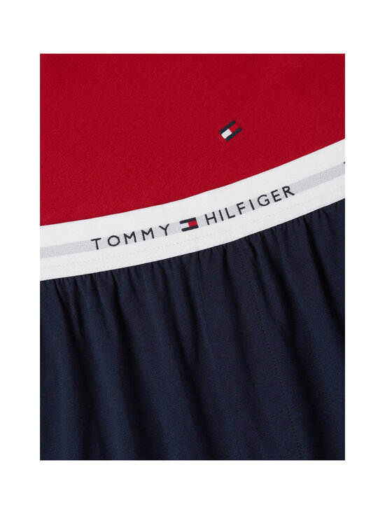 Tommy Hilfiger - Long Sleeve Jersey Set -pyjama 2-osainen - 0RS MEDIUM RED/CARBON NAVY | Stockmann - photo 5