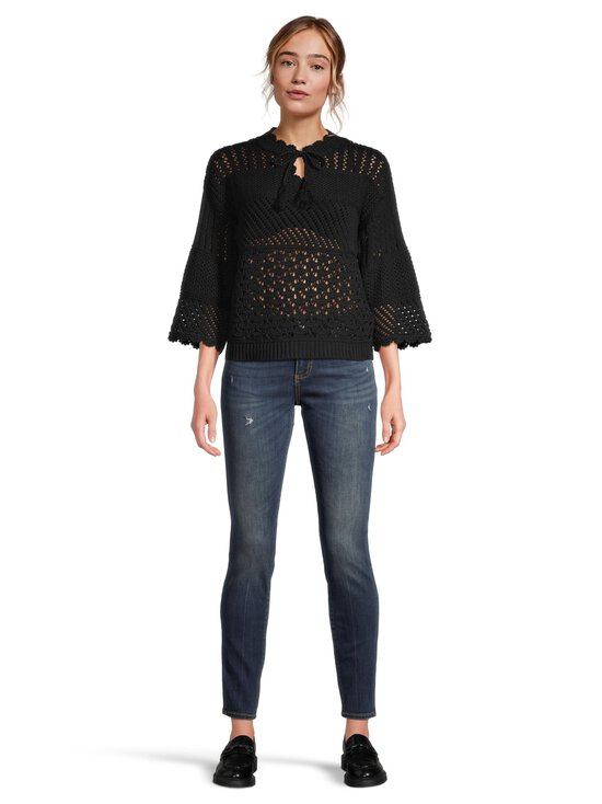 Repeat - Crochet-neulepusero - BLACK (1025) - photo 2 Repeat - Crochet-neulepusero - BLACK (1025) | Stockmann - photo 2