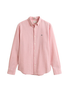 GANT - Triibuline triiksärk Regular Seersucker - 622 ROSE PINK | Stockmann
