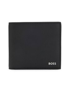 BOSS - Zair- taitettava nahkalompakko - 001 BLACK | Stockmann