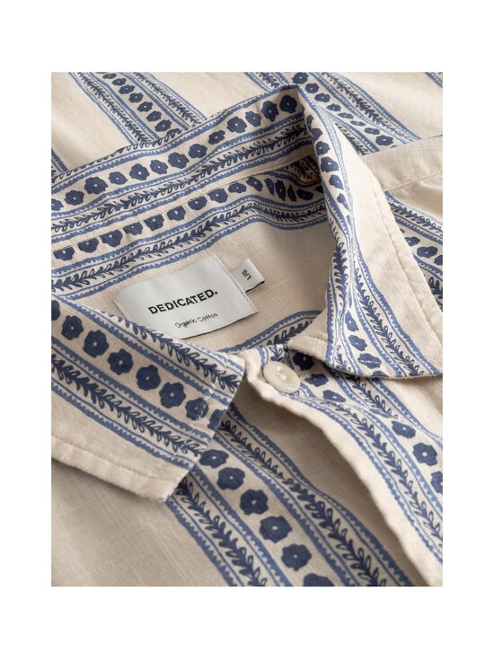 Dedicated - Brantevik Floral Stripe -kauluspaita - BLUE | Stockmann - photo 2