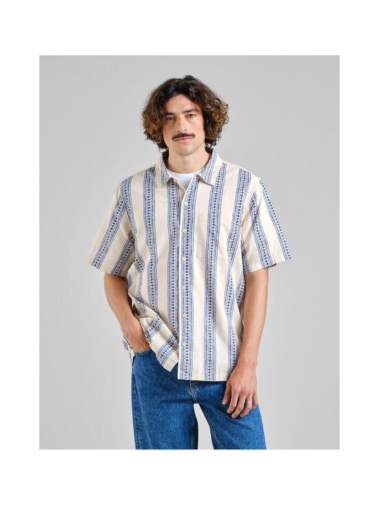 Dedicated - Brantevik Floral Stripe -kauluspaita - BLUE | Stockmann - photo 5