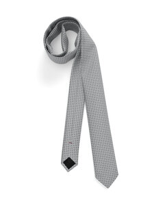 HUGO - Zīda kaklasaite - LIGHT/PASTEL GREY | Stockmann