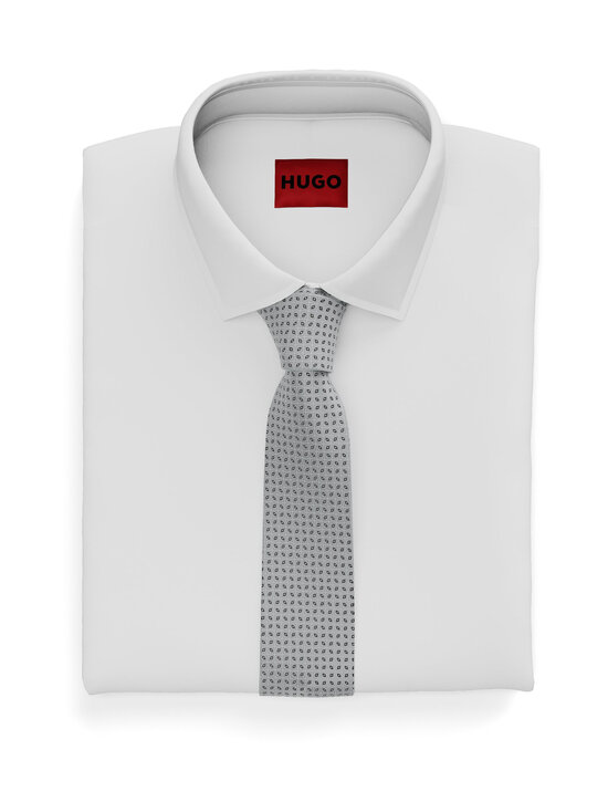 HUGO - Zīda kaklasaite - LIGHT/PASTEL GREY | Stockmann - photo 2