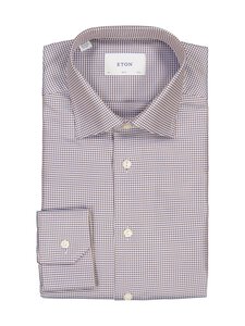 Eton - Long Sleeve Slim Fit Twill krekls ar apkakli - 47 ORANGE | Stockmann