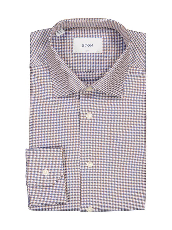 Eton - Long Sleeve Slim Fit Twill krekls ar apkakli - 47 ORANGE | Stockmann - photo 1