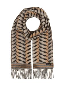 Fraas - Geometric cashmink šalle 35 x 200 cm - 181 181 BEIGE | Stockmann