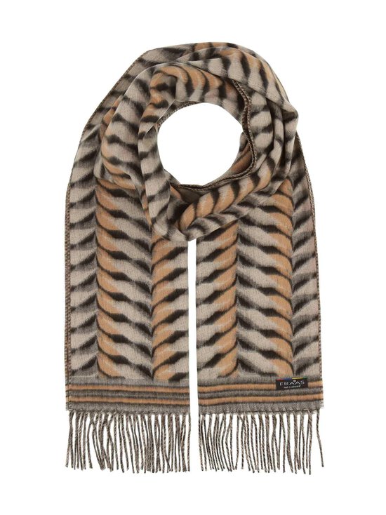Fraas - Geometric cashmink šalle 35 x 200 cm - 181 181 BEIGE | Stockmann - photo 1