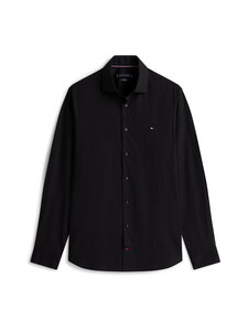 Tommy Hilfiger - Triiksärk Flex Poplin - BDS BLACK | Stockmann