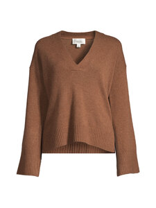 MY ESSENTIAL WARDROBE - HuxiMW V-Neck -neule - 130 TOBACCO BROWN MY ESSENTIAL WARDROBE - HuxiMW V-Neck -neule - 130 TOBACCO BROWN | Stockmann