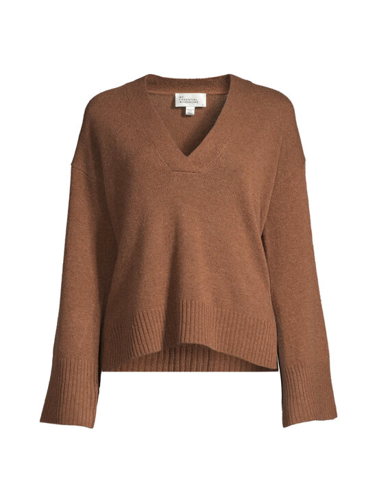 MY ESSENTIAL WARDROBE - HuxiMW V-Neck -neule - 130 TOBACCO BROWN - photo 1 MY ESSENTIAL WARDROBE - HuxiMW V-Neck -neule - 130 TOBACCO BROWN | Stockmann - photo 1