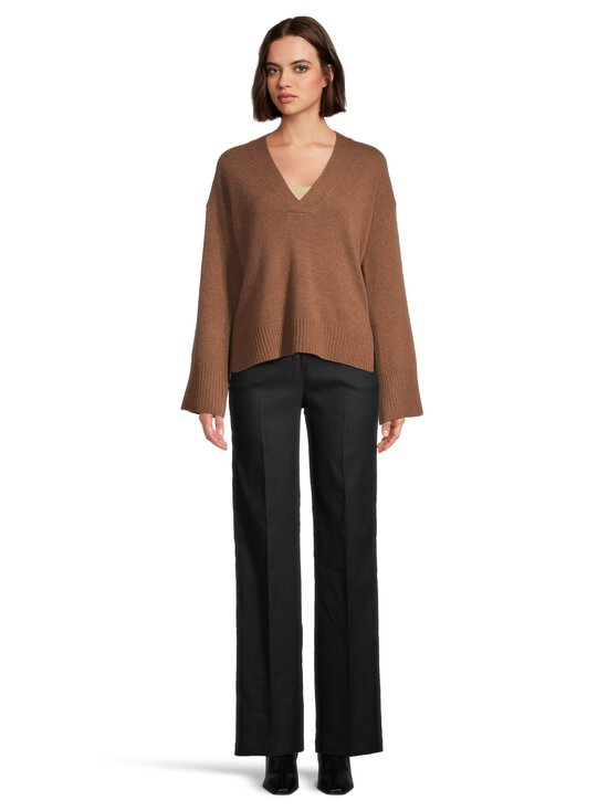 MY ESSENTIAL WARDROBE - HuxiMW V-Neck -neule - 130 TOBACCO BROWN - photo 2 MY ESSENTIAL WARDROBE - HuxiMW V-Neck -neule - 130 TOBACCO BROWN | Stockmann - photo 2