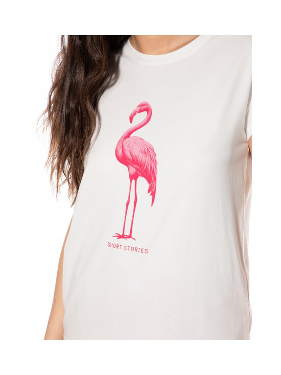 SHORT STORIES - Flamingo t-paita - 1948 WHITE PEBBLE | Stockmann - photo 4