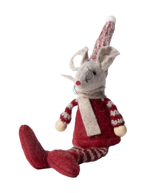 Pentik - Heikki Mouse Ziemassvētku rotājums 16 cm - RED | Stockmann - photo 1