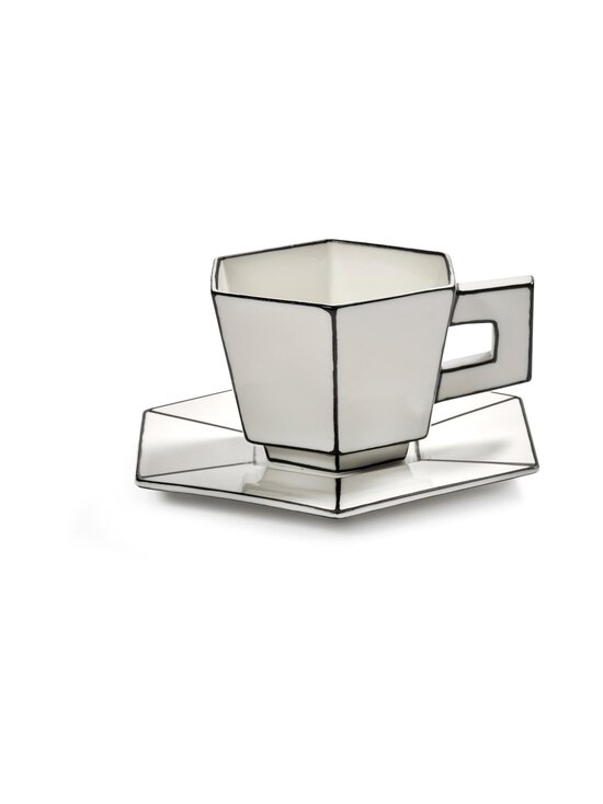 Serax - Carte Blanche Cappuccino- kuppi ja lautanen - 008 WHITE | Stockmann - photo 1