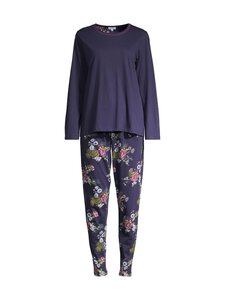 Damella - Flower-pyjama - 320 NAVY/PINK | Stockmann